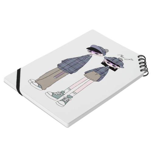 冬カラーファッション Notebook