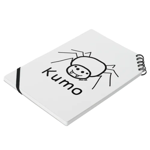 Kumo (クモ) 黒デザイン Notebook