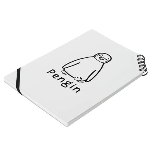 Pengin (ペンギン) 黒デザイン Notebook