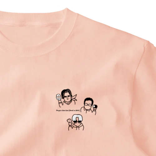３人の個性をギュッと集結 One Point T-Shirt