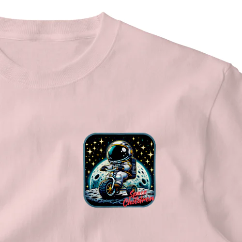 "Space Children" ワンポイントTシャツ