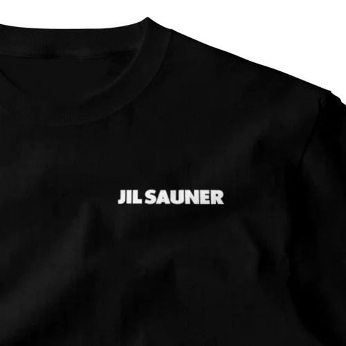 JIL SAUNER-ジルサウナー-白ロゴ One Point T-Shirt