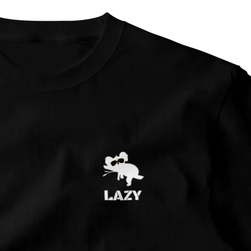 LAZY ワンポイントTシャツ