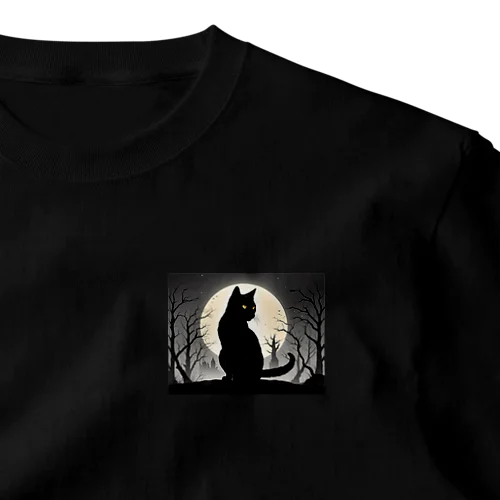 黒猫の想い (=^・^=) One Point T-Shirt