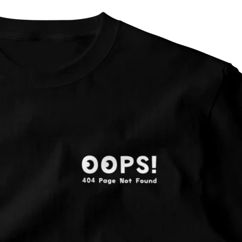 エラーコード Oops! 404 page not found  06 ワンポイントTシャツ