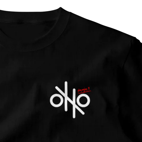 oHo goods (simle logo-w) One Point T-Shirt