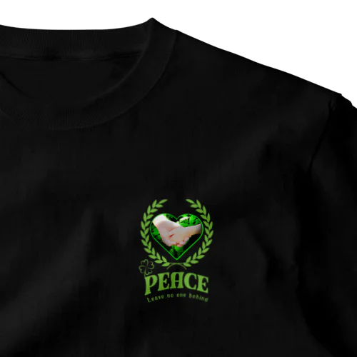 Peace ワンポイントTシャツ