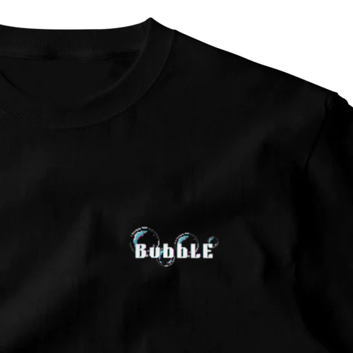 BubbLE Tシャツ(黒) ワンポイントTシャツ