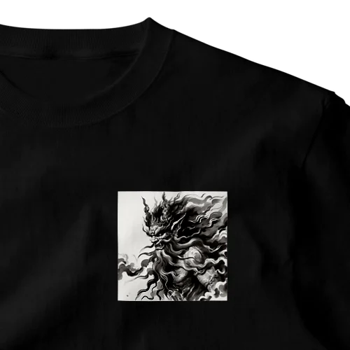 迫力ある鬼 No1 ワンポイントTシャツ