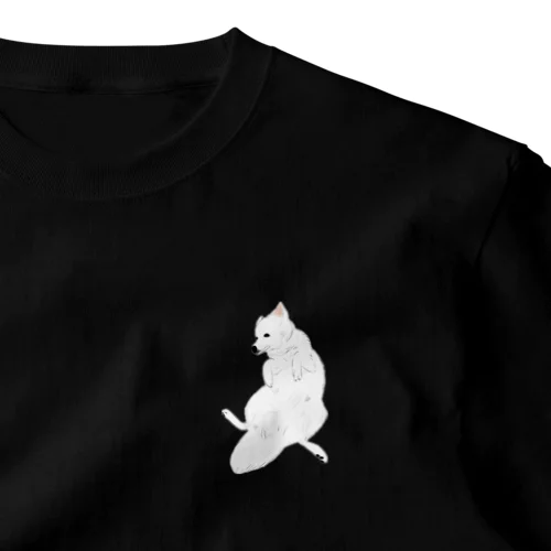 仰向けもんちゃん One Point T-Shirt