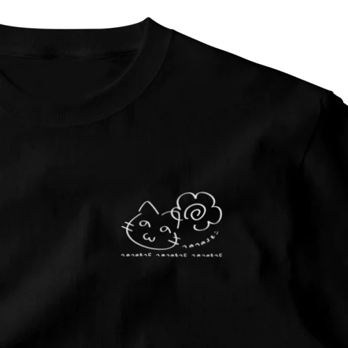 似顔絵 へのへのろもこ*E ワンポイントTシャツ