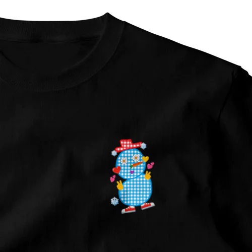 snowmanman ワンポイントTシャツ