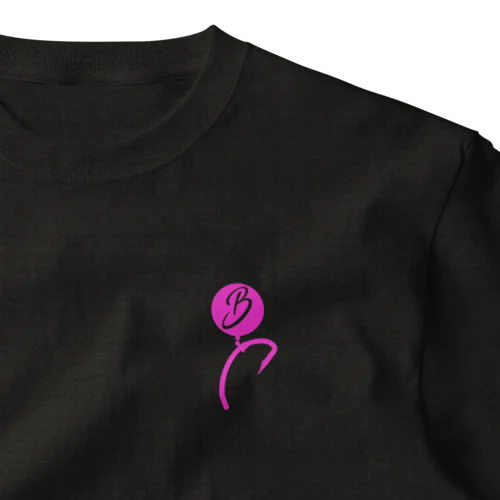 Hook-Logo-Magenta One Point T-Shirt