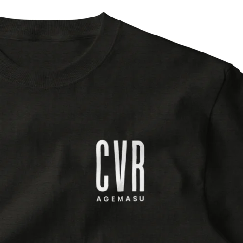 CVR agemasu（CVR あげます）color: white; ワンポイントTシャツ