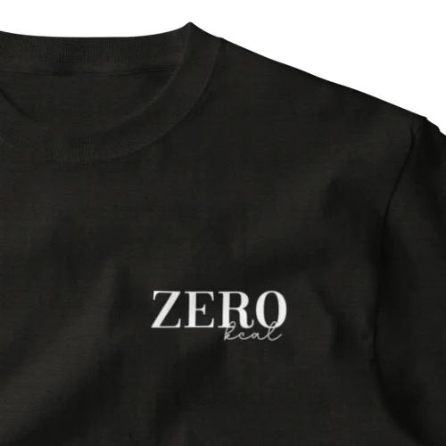 ZERO kcal - white ワンポイントTシャツ