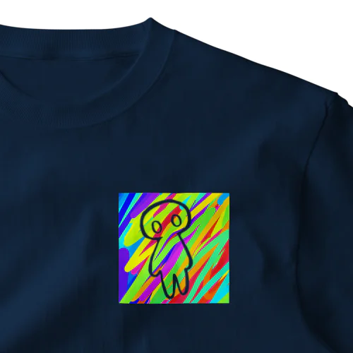 絵画ミドリムシ君 One Point T-Shirt