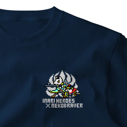 INARIHeroes Logo 白 ワンポイントTシャツ