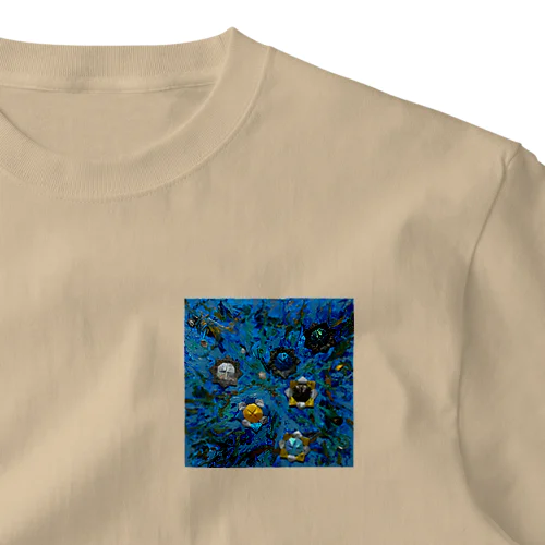 Blooming garden ワンポイントTシャツ