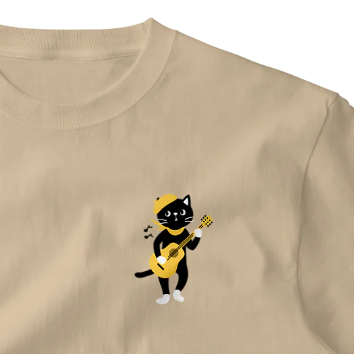 ギター弾きの黒猫くん One Point T-Shirt