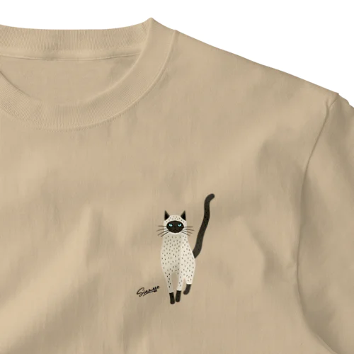 シャム猫さん One Point T-Shirt