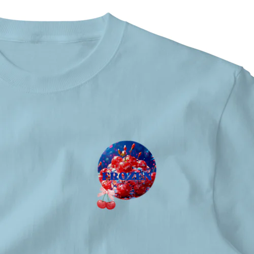 FROZEN CHERRY One Point T-Shirt