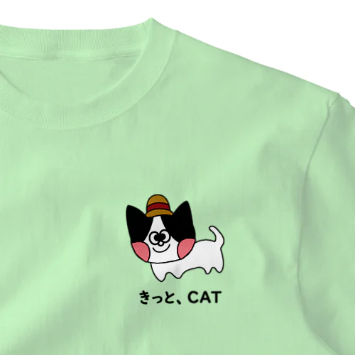 きっと、CAT🐾 ワンポイントTシャツ