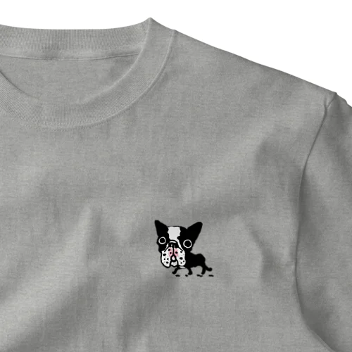 SNUB NOSE DOGS※ボストンテリア※ One Point T-Shirt