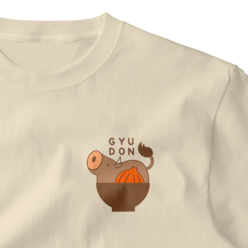 牛丼 One Point T-Shirt
