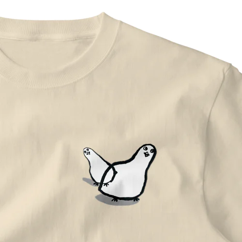 踊り尽くすぜ！鳥 ワンポイントTシャツ