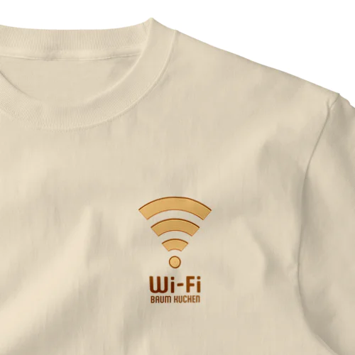 Wi-Fi バウムクーヘン ワンポイントTシャツ