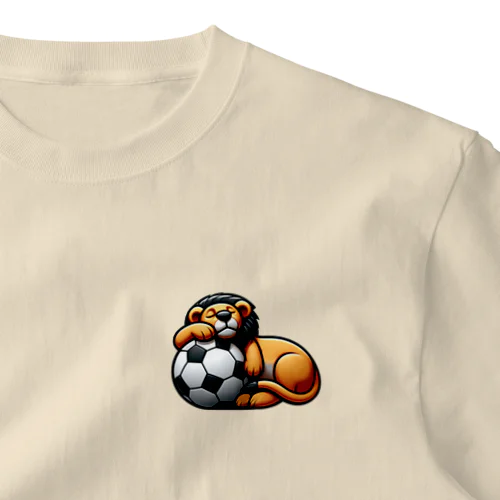ライオンサッカー ワンポイントTシャツ