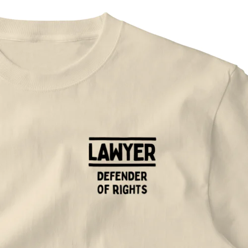 弁護士(Lawyer: Defender of Rights) One Point T-Shirt
