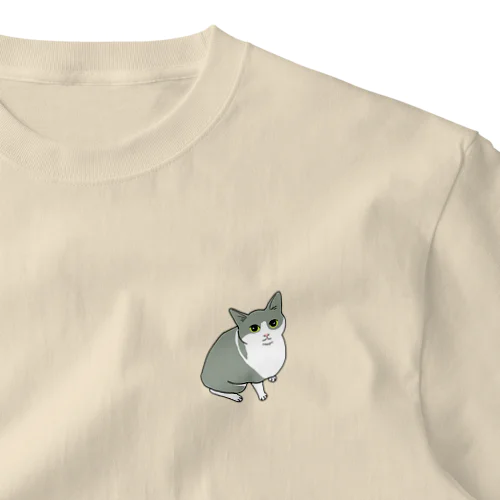 うるうる猫さん ワンポイントTシャツ