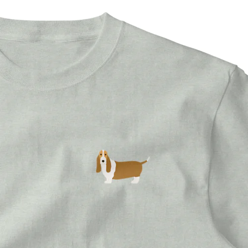 バセット・ハウンド(ワンポイント) One Point T-Shirt