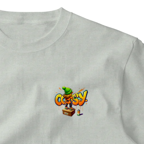  Cooksy Action Spray One Point T-Shirt