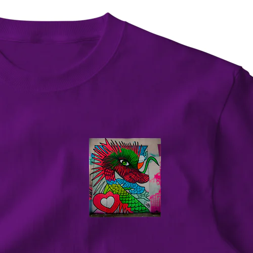 DRAGON.HEART ワンポイントTシャツ