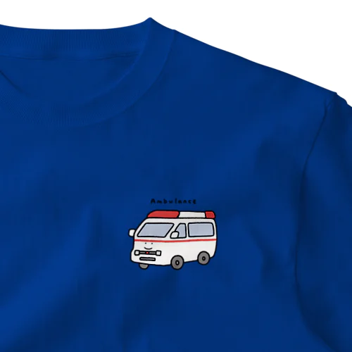 救急車さん（こども） ワンポイントTシャツ