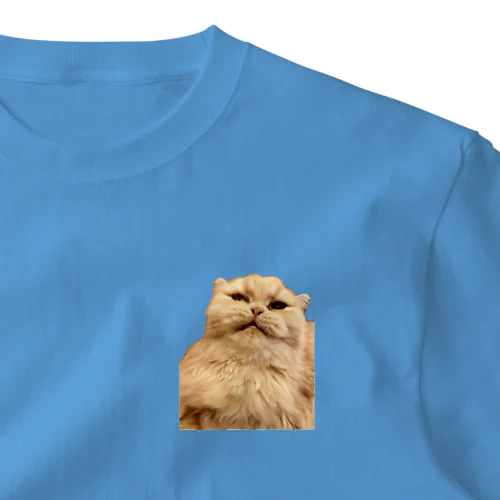怒る猫 One Point T-Shirt