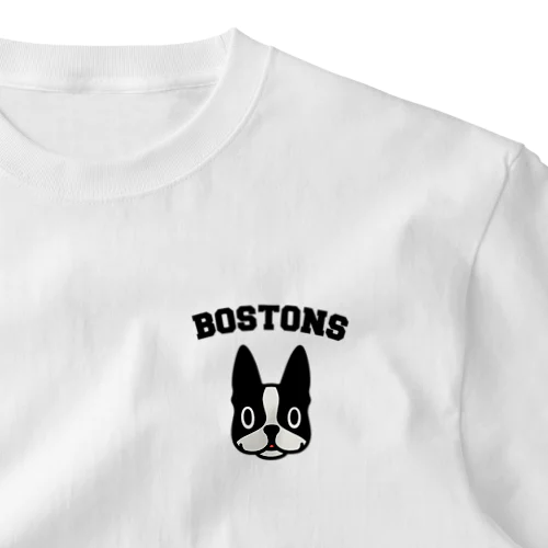 ボストンテリア　BOSTONSロゴ One Point T-Shirt