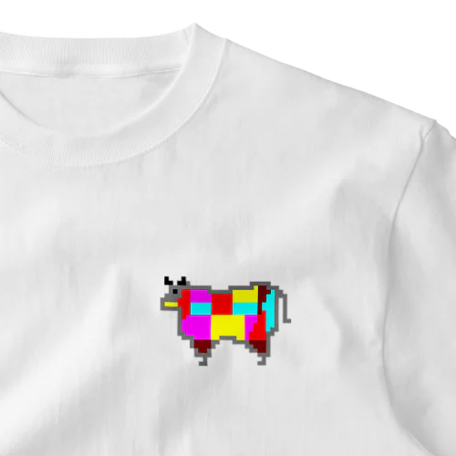 牛肉 部位 ドット絵 ワンポイントTシャツ