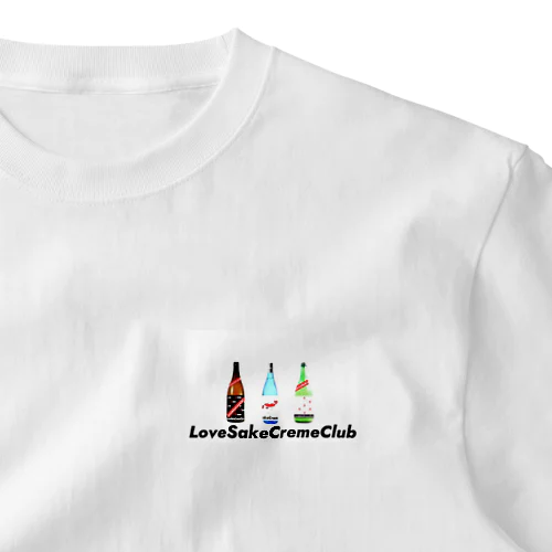 LoveSakeCremeClub One Point T-Shirt