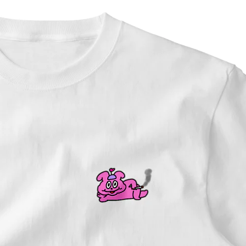 やさぐれウサギくん ワンポイントTシャツ