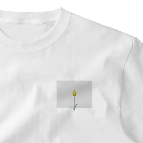 Lemon Tulip × Greige × Logo ワンポイントTシャツ