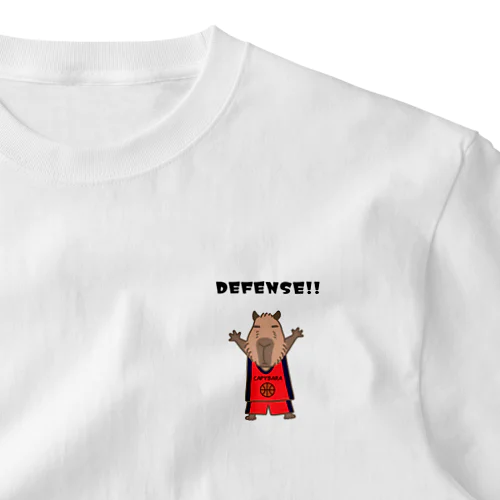 カピバラのディフェンス One Point T-Shirt