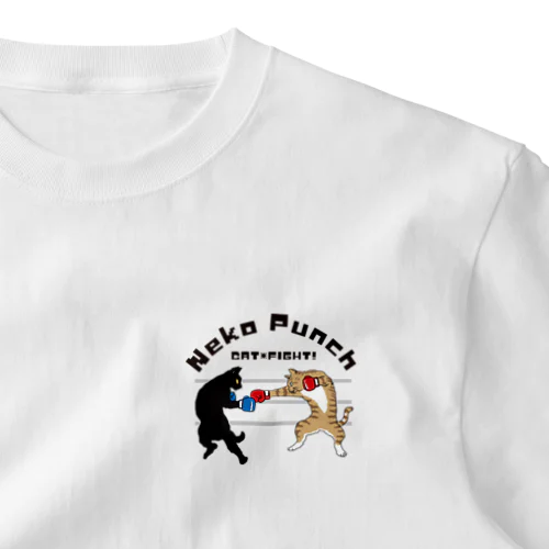 Neko Punch ワンポイントTシャツ