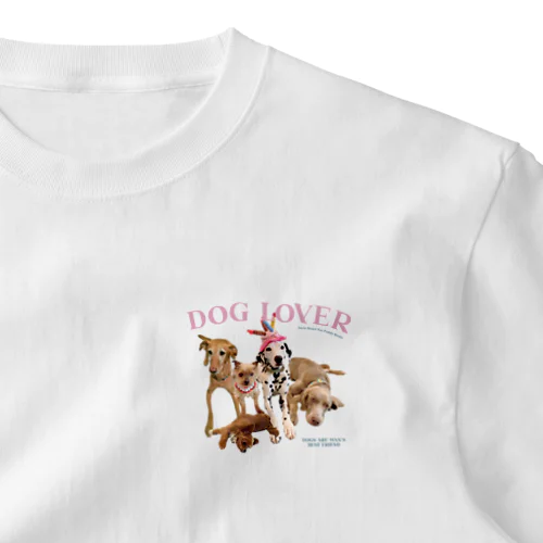 dog lover ワンポイントTシャツ