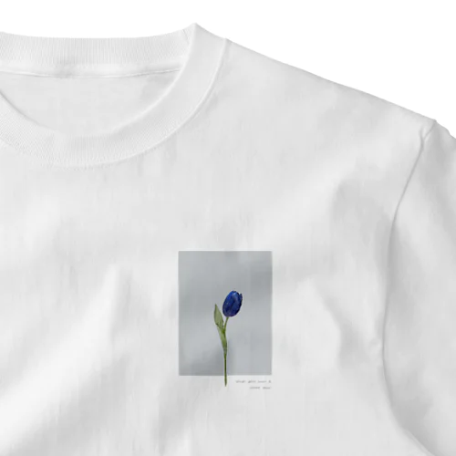 Blueberry Tulip . ワンポイントTシャツ