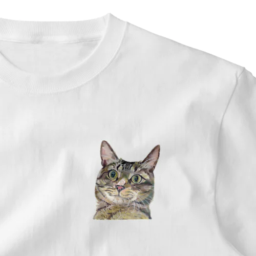 煽り猫① ワンポイントTシャツ