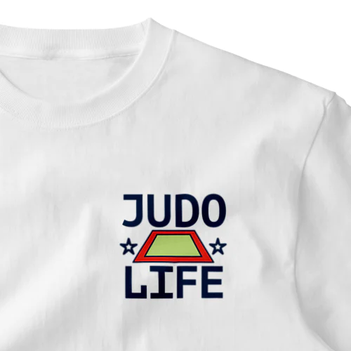 柔道・JUDO・じゅうどう・グッズ・デザイン・武道・#Tシャツ・柔(やわら)の術・投げ技・固め技・当身技・格闘技・日本・柔術・男子・女子・かっこいい・かわいい・強靭・選手・柔よく剛を制す・世界・柔道場 ワンポイントTシャツ