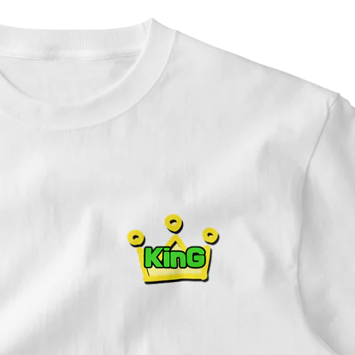 KinG KinGの王冠シリーズ ワンポイントTシャツ